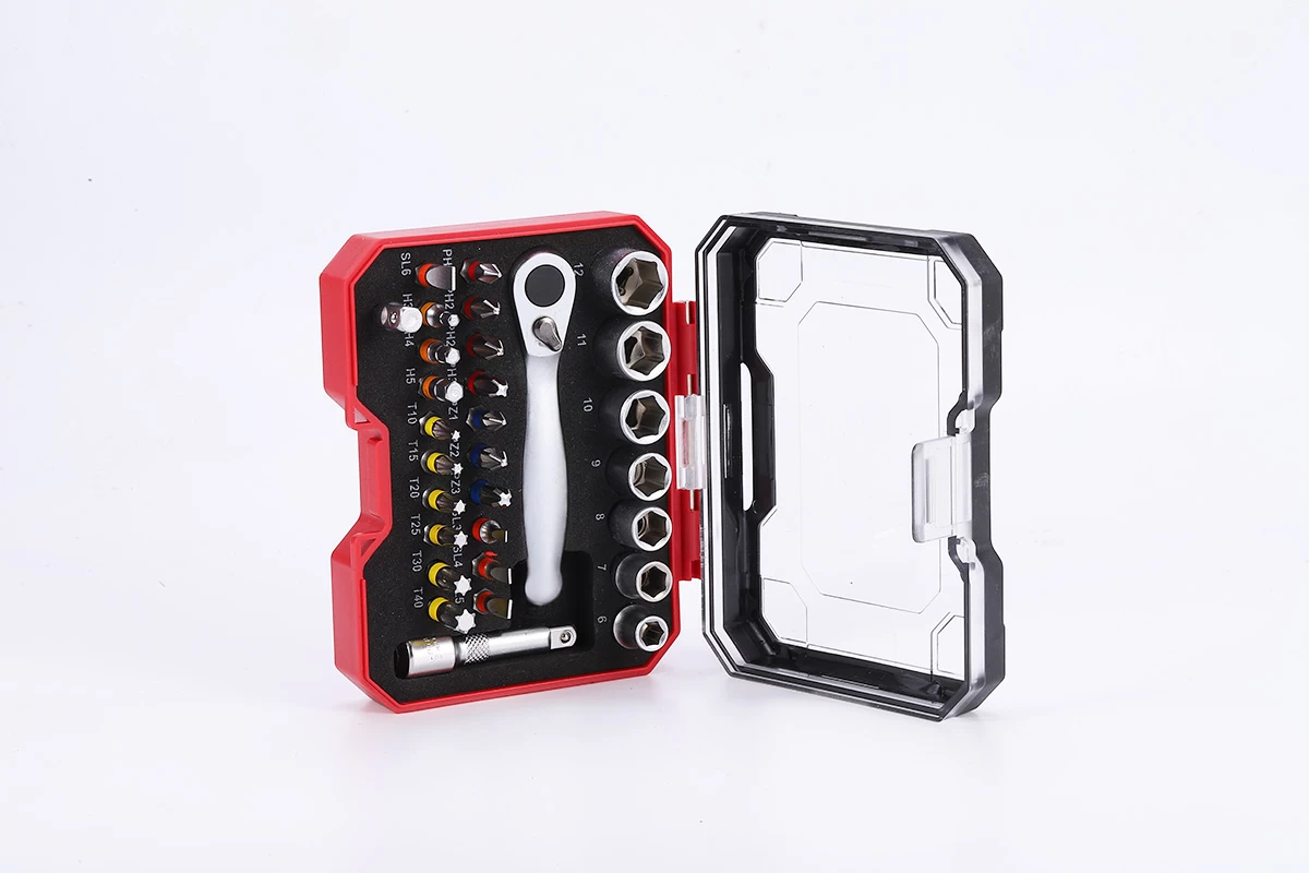 30개 래칫&amp;스크루드라이버 비트 세트