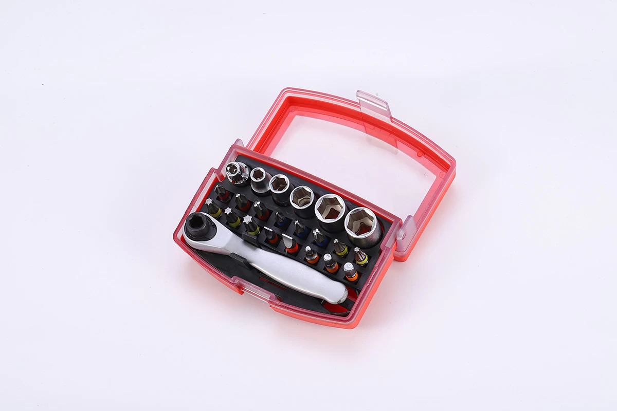 24피스 소켓&amp;래칫 비트 세트