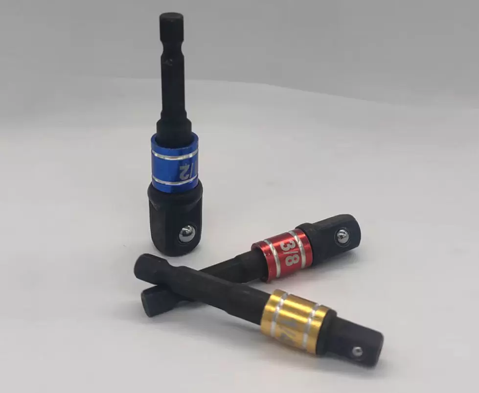 임팩트 소켓 어댑터 세트 1/4” 3/8” 1/2” 육각형 섕크 멀티 컬러